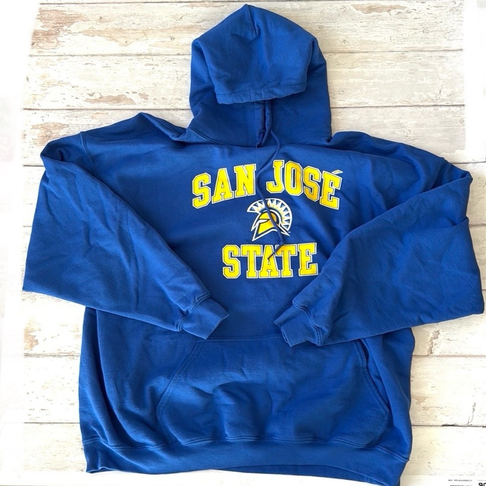 San Jose State 2XL Blue Hoodie Sweatshirt Fanatics Brand University Size XXL